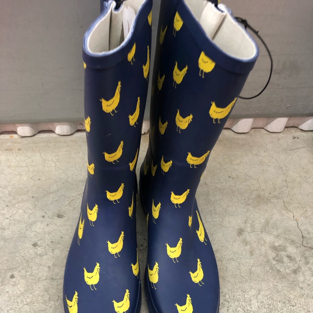 Western Chief Funky Flock Tall Rain Boots Size 11 - Picture 3 of 16